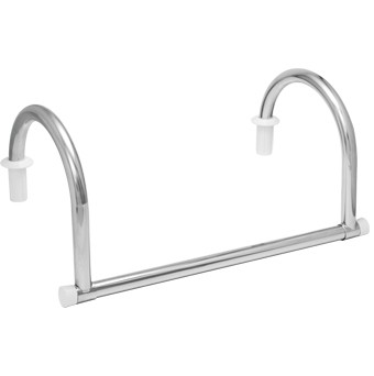 Bellas Piscinas Corrimao Aco Inox Para Fibra Barra 2 Mts